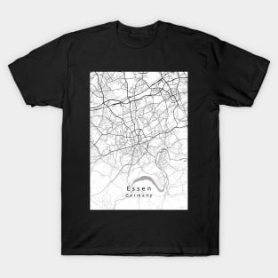 Essen Germany City Map T-Shirt